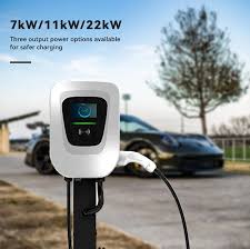 Compact 22kW Floor-Mounted EV Charging Station with Intelligent Load Balancing